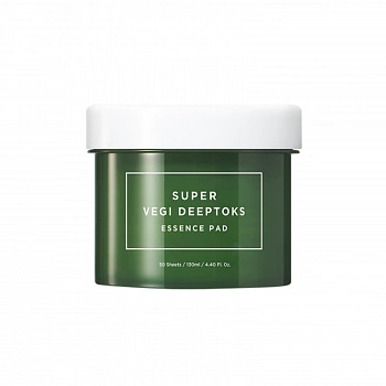 Увлажняющие детокс-пады с эссенцией Super Vegi Deeptoks Essence Pad Green