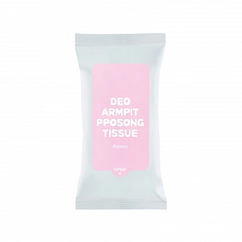 Дезодорирующие салфетки Deo Armpit Pposong Tissue